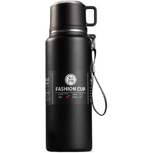 不锈钢保温杯男款大容量茶水分离杯闷泡茶杯子水杯壶正品户外便携