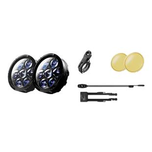 GR摩托车射灯超亮led大灯G7转向灯外置透镜射灯X5PRO强光铺路爆闪