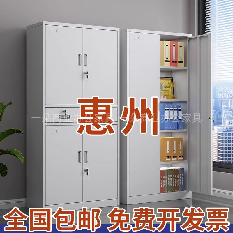 惠州办公室文件柜铁皮柜档案资料柜财务凭证柜带锁储物柜收纳书柜