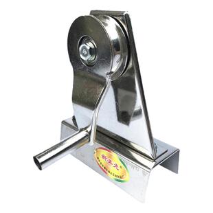 不锈钢旗杆手摇轮滑升降国旗滑轮配件旗杆帜手拉绳吊轮滑轮钢绳子