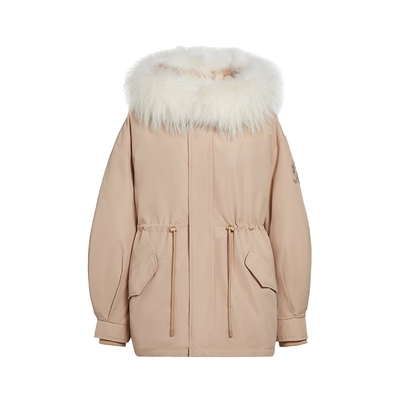 FIVEPLUS温暖貉子毛领羽绒服