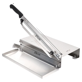 中草药铡刀中药材切片机中药切刀人参鹿茸灵芝闸刀切药刀不锈钢