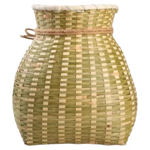 画中游背篓舞蹈道具儿童古典舞跳舞专用手工竹编仿真雏菊表演道具