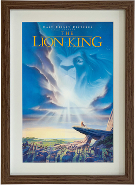 经典电影狮子王海报照片相框挂画