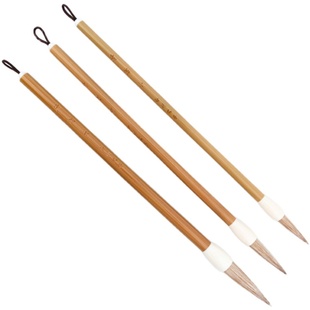 启明文房清怡狼羊兼毫中楷大楷联笔颜柳欧赵体篆隶书初学者用毛笔