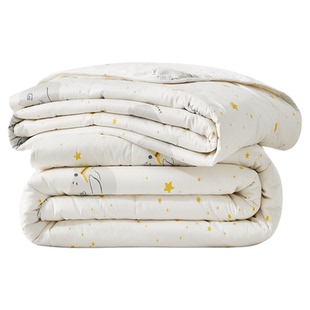 罗莱儿童a类100蚕丝被芯儿童被子全棉桑丝婴幼儿抗菌低敏被子母被