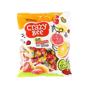 乌克兰进口糖果如胜小蜜蜂果味夹心软糖果冻果汁混合口味零食喜糖