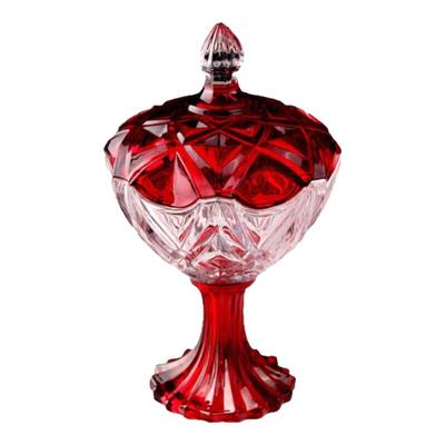 弗莱文茨欧式高脚糖果罐玻璃糖缸