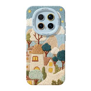 适用荣耀magic8手机壳女款magic7pro保护套新款honor全包防摔magic4至臻6硅胶高级小镇5por创意刺绣华为软壳