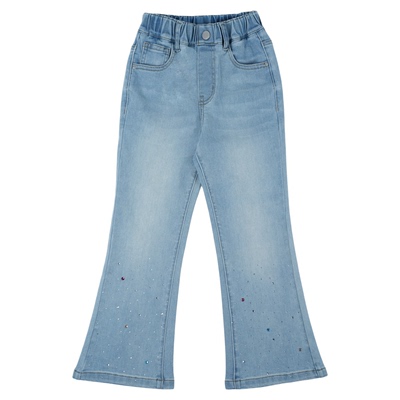 IDS童装微喇叭牛仔长裤