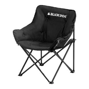 BLACKDOG黑狗月亮椅便攜折疊椅沙灘釣魚椅凳夾棉加厚戶外露營桌椅