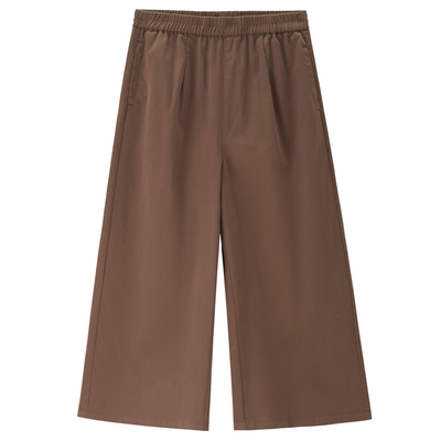 松紧腰休闲Giordano七分裤阔腿