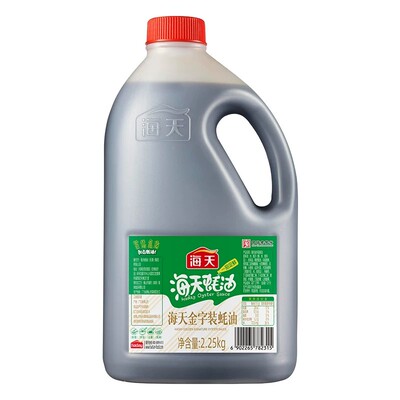 海天金字装蚝油2.25kg家用耗油商用蚝汁烧烤火锅蘸料提鲜餐饮大桶