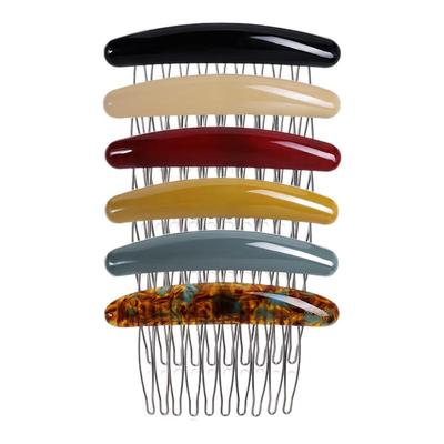 前额刘海发梳倒插梳无痕发夹女2025新款高端碎发整理神器防滑卡子