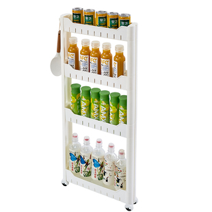 7cm10极窄夹缝隙窄缝超窄置物架厨房冰箱侧面边柜浴室马桶收纳柜