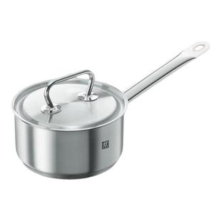 德国进口双立人不锈钢奶锅泡面锅小炖锅汤锅单柄锅3升2升1.5可选