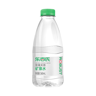 乐百氏天然矿泉水360ml整箱小瓶