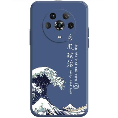荣耀magic4液态硅胶简约乘风破浪