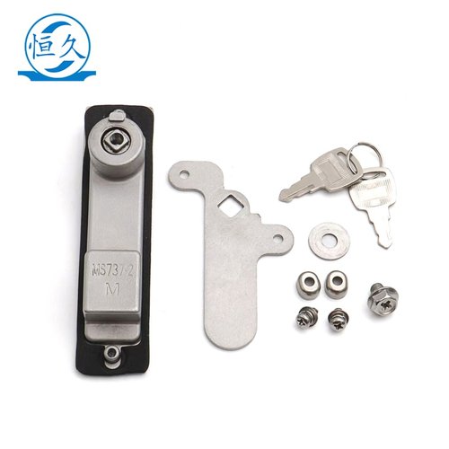 MS737平面锁电箱机械柜门消防铁皮文件柜门开关控制按钮弹跳锁具