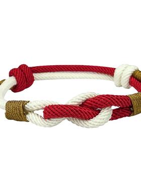 同心结手链一对情侣情小众设计