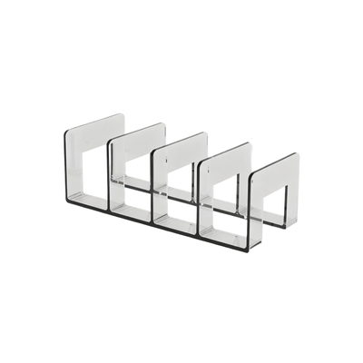 亚克力透明桌面书本文件收纳架