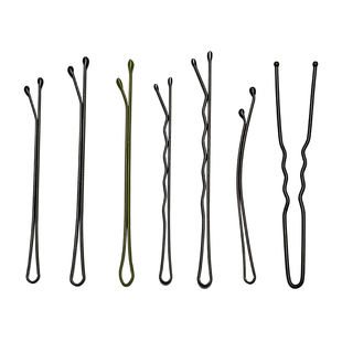 发夹u型夹一字夹黑色化妆师碎发夹子丸子头固定卡子发饰头饰发卡