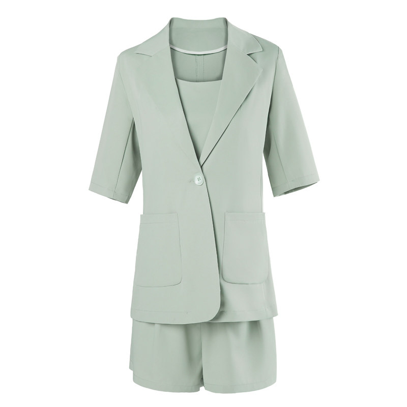 小个子洋气休闲雪纺三件套