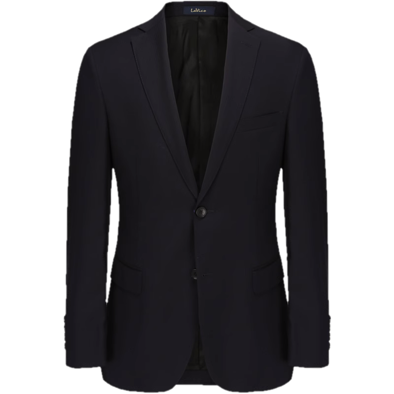 Lavico/朗维高商务正装西服藏青色羊毛舒适职业西服男结婚外套