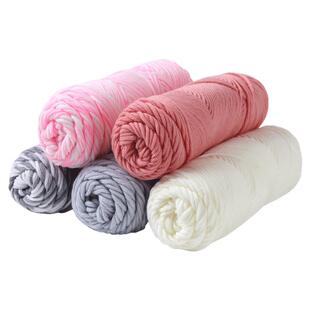 南极人16股毛线团针织diy自织围巾手工钩针材料包编织围脖送男友Z