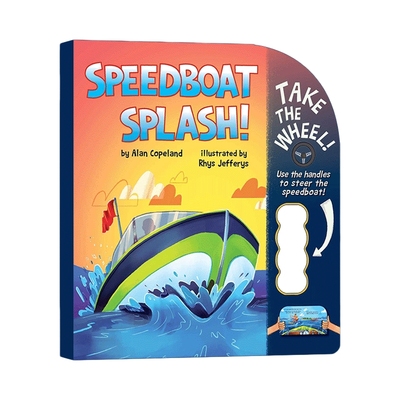 英文原版绘本 Speedboat Splash! 快艇！纸板书 英文版 进口英语原版书籍