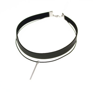 原宿韩国绒绳双层黑色女chocker