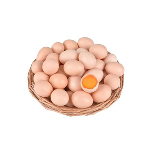 土鸡蛋农家竹林散养笨鸡蛋农村现捡柴鸡蛋60枚绿壳蛋月子鸡蛋整箱