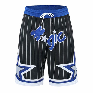 魔术队篮球裤子运动潮流复古短裤1994-95年SW高街 美式刺绣五分裤