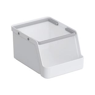 办公桌面置物架手提收纳篮多层可叠加化妆品收纳架学生杂物收纳盒