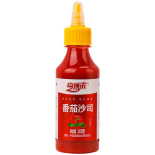 番茄酱番茄沙司挤挤瓶200g商用家用小瓶装薯条汉堡蘸酱尝鲜小样