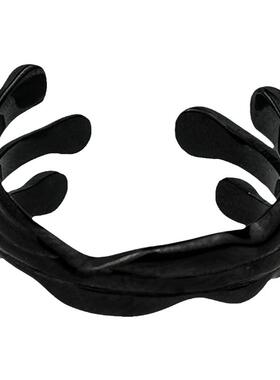 PTC高级感925银戒指暗黑冷淡风