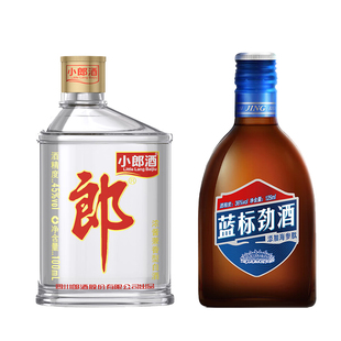 【天猫U先】小郎酒45度100ml*1瓶浓酱兼香型白酒搭蓝标劲酒125ml