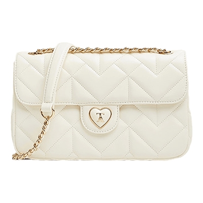 TATA他她法式菱格小方包女包包通勤单肩包腋下包秋季款X3414AX5