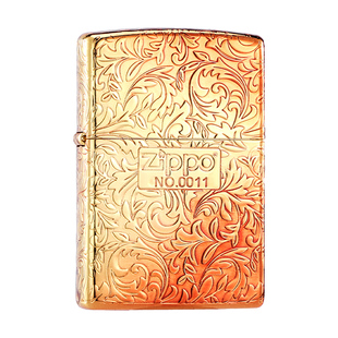 zippo官方正品打火机 五面唐草渐变外壳防风煤油送男友礼物高颜值