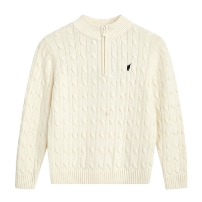 POLOWALK男童圆领纯棉毛衣