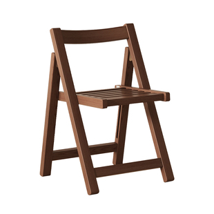 实木折叠椅子家用餐椅可折叠靠背椅办公椅凳子卧室简约休闲书桌椅
