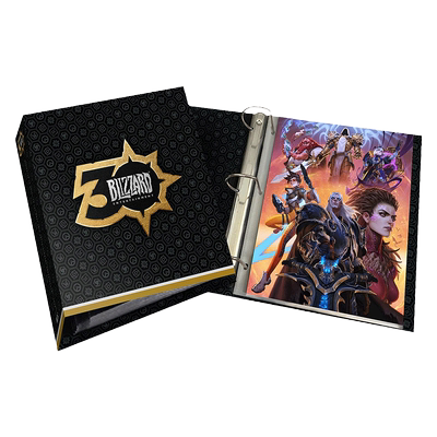 The Blizzard 30th Anniversary Print Portfolio Binder W/Exclusive Print 暴雪 30周年印刷品精装珍藏版 文件夹 收纳