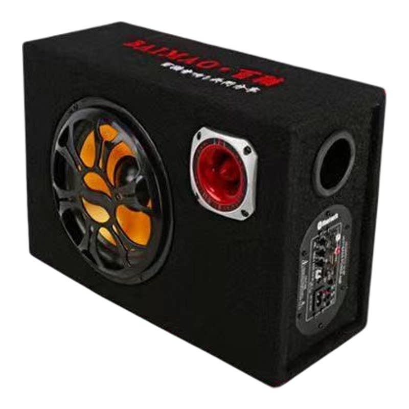 车载低音炮12v24v重低音汽车改装大音量蓝牙音箱220V家用电脑音响
