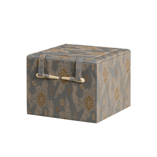 祥云纹锦布盒紫砂壶单杯古董玉器陶瓷器印章茶具铁壶包装礼品布盒