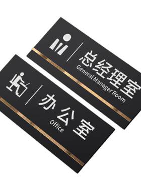 亚克力创意门牌总经理室