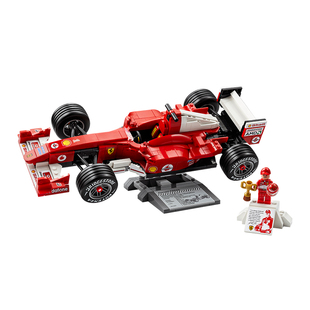 【重磅新品】乐高官方旗舰店11375法拉利F2004赛车与舒马赫积木