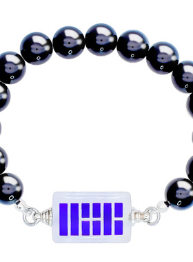 五行属水黑玛瑙水元素手串