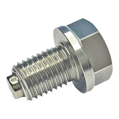 适用豪爵AFR125 UCR125 USR125 VX/VH125S不锈钢磁性机油放油螺丝