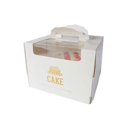 郝轩4寸提手方形烘焙蛋糕盒