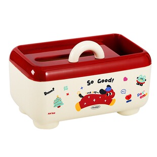 多巴胺可爱桌面纸巾盒创意多功能抽纸盒家用客厅茶几多功能收纳盒